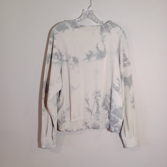 Lululemon Ready to Roll Crew in Shibori Dove Grey Cement Grey Size 6 - Picture 2 of 6